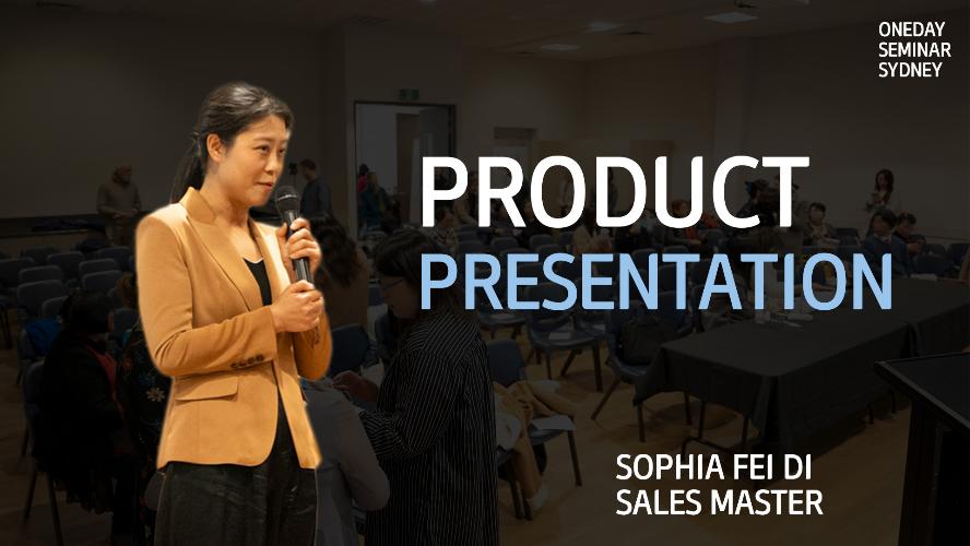 JULY 2023 SYDNEY ODS - Product Presentation by SM Sophia Fei Di