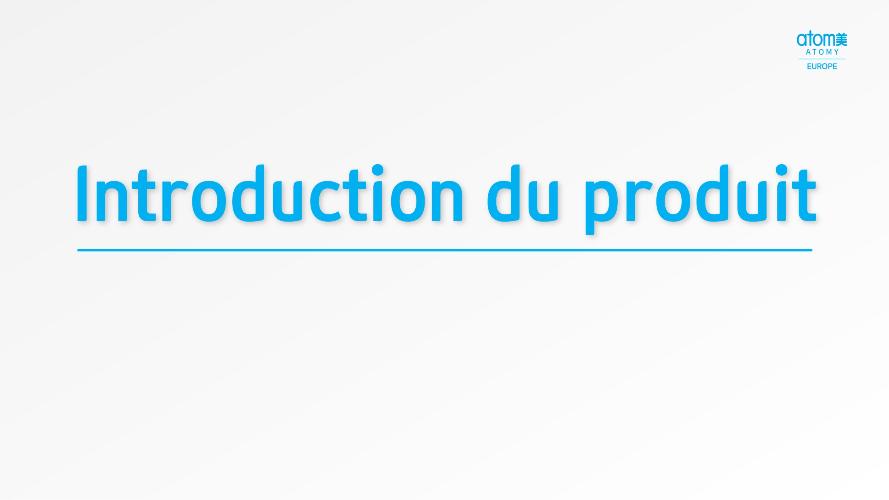 Product Presentation Template (French)