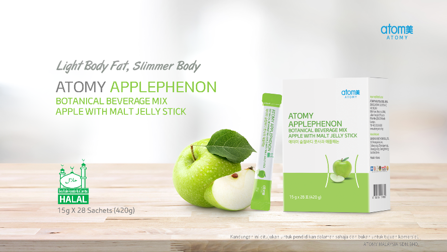 [Product PPT] Atomy Applephenon Botanical Beverage Mix Apple With Malt Jelly Stick (MYS)