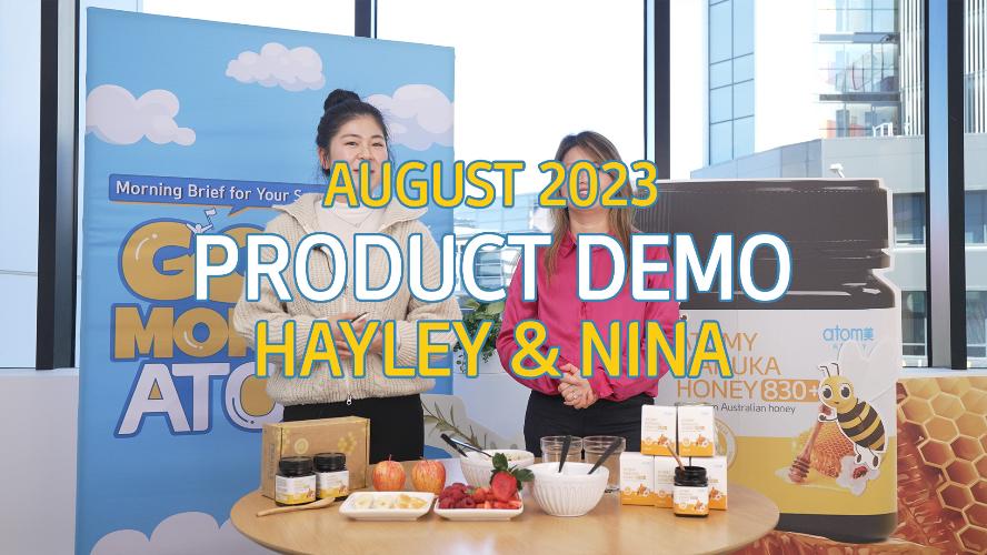 [GMA AUGUST] Product Demonstration with Hayley and Nina