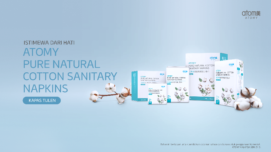 [Product PPT] Atomy Pure Natural Cotton Sanitary Napkins (MYS)