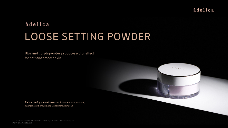 [Product PPT] Adelica Loose Setting Powder  (ENG)