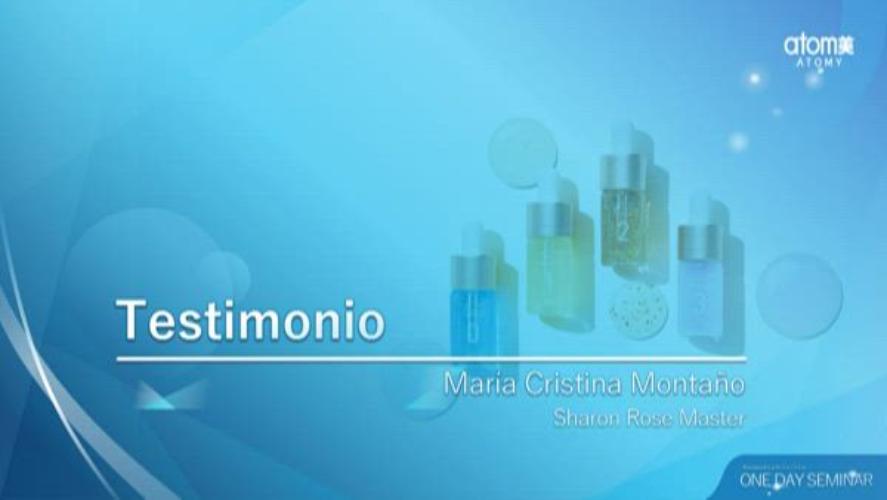 Testimonio de Producto: SRM Maria Cristina Montaña