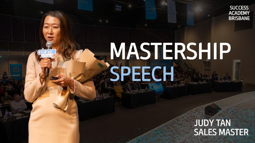 AUGUST SA 2023 - Sales Master Promotion Speech by Judy Tan
