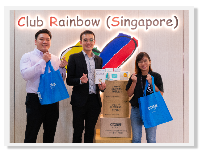 [CSR] Atomy Singapore Supports - Club Rainbow (Singapore)