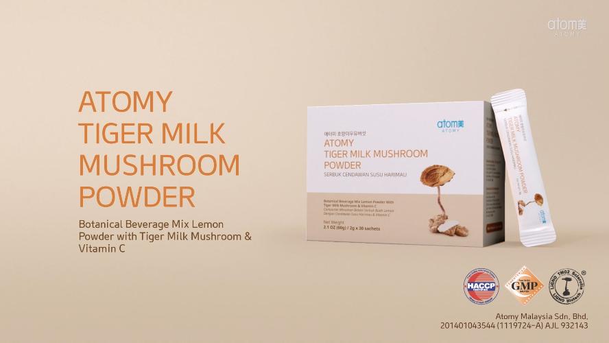 Atomy Malaysia Tiger Milk Mushroom Powder (ENG)