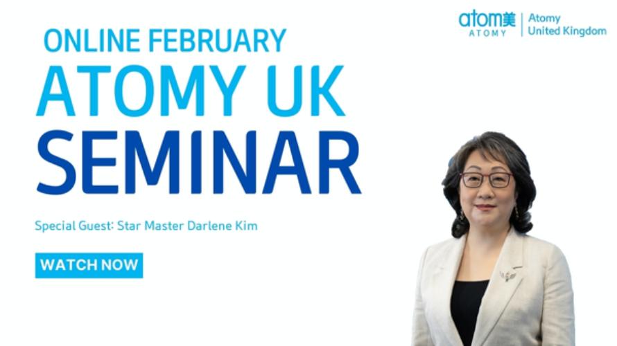 Atomy UK Online Seminar with Star Master Darlene Kim