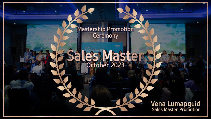Sales Master Vena Lumapguid - Mastership Promotion Speech 