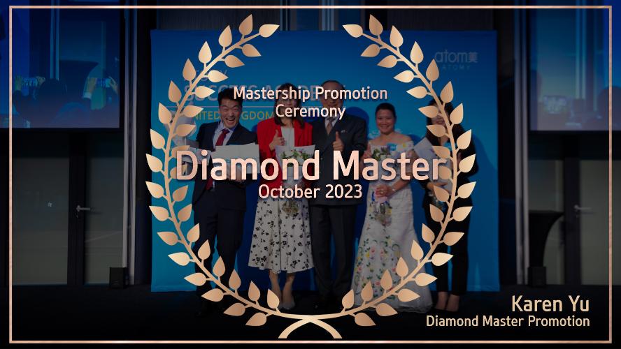 Diamond Master Karen Yu - Mastership Promotion Speech 