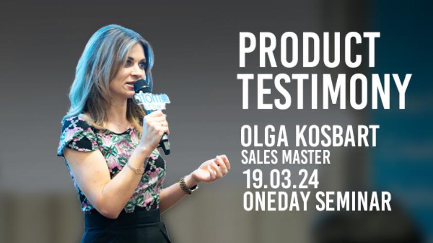 [GER]Product Testimony_Sales Master Olga Kosbart 