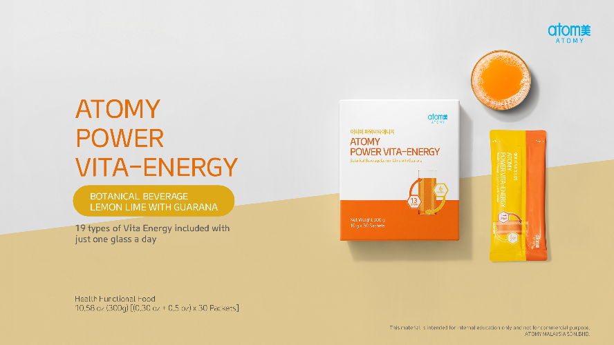 [Product PPT] Atomy Power Vita-Energy Botanical Beverage Lemon Lime with Guarana (ENG)