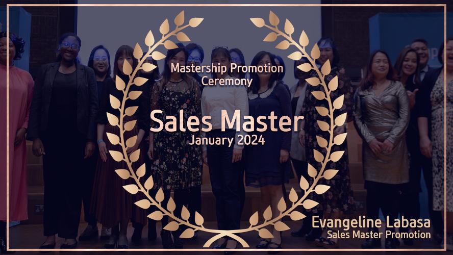 Sales Master Evangeline Labasa - Mastership Promotion Speech
