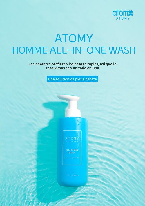 Poster Homme All In One Wash