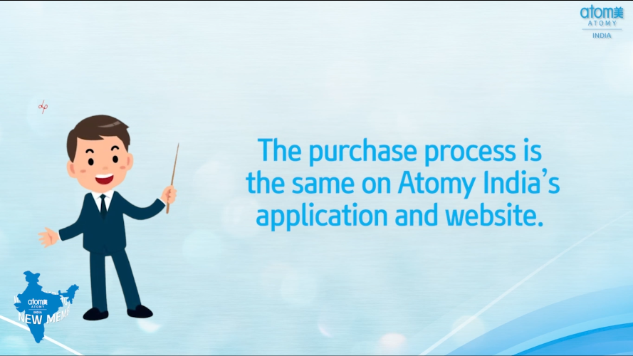 How to Purchase from Atomy Mobile Application and Website(Hindi)