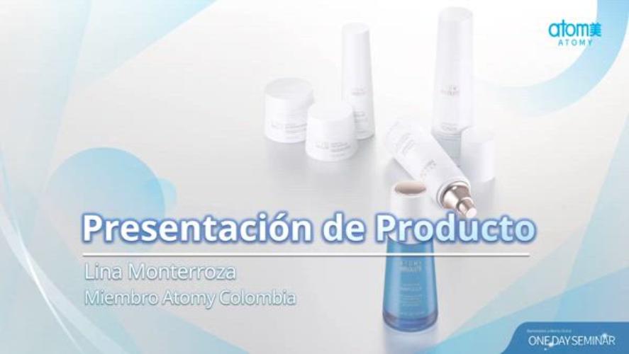 Presentación de nuevos productos Atomy Lina Monterroza