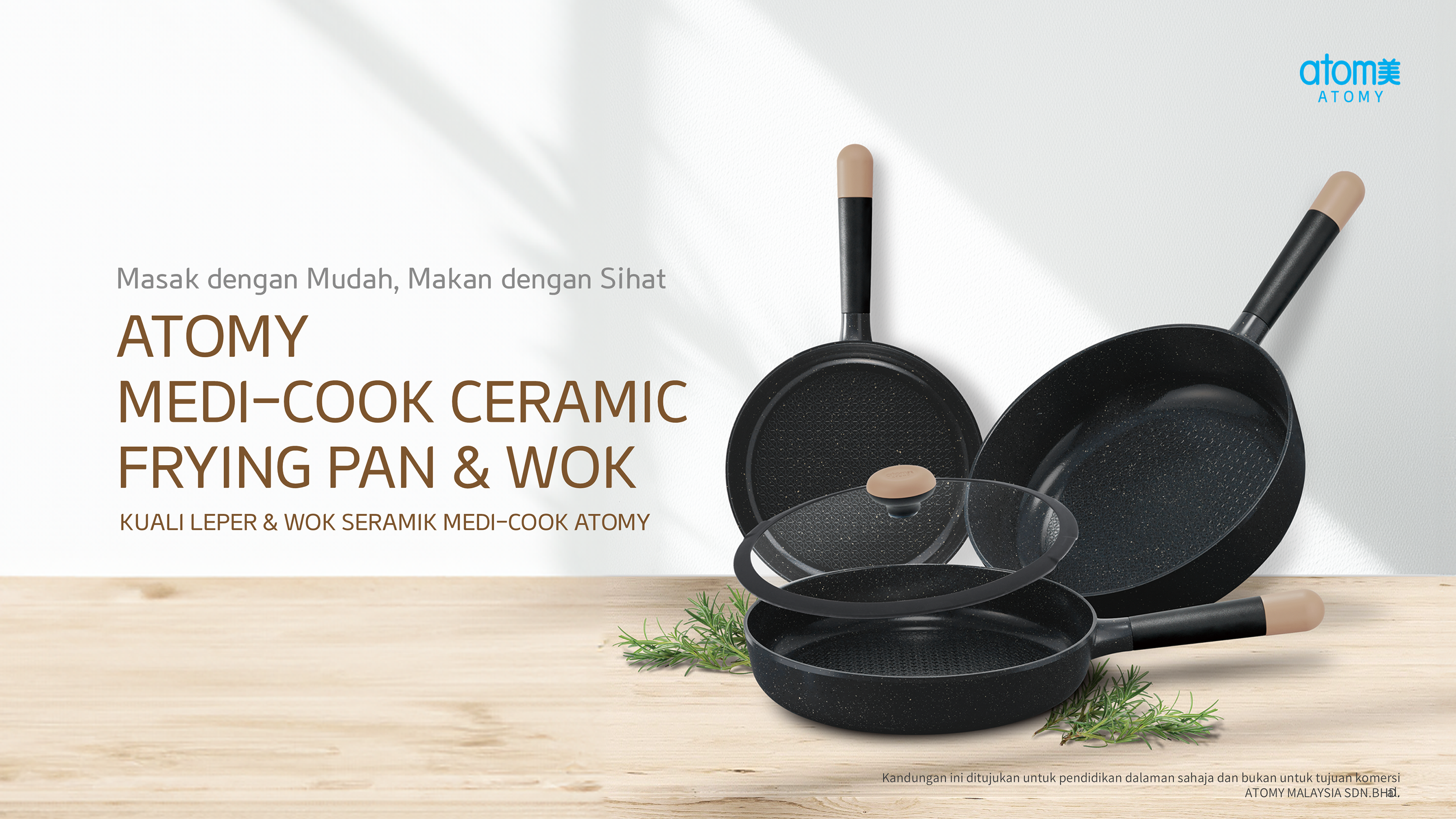 [Product PPT] Atomy Medi-Cook Ceramic Frying Pan & Wok (MYS)