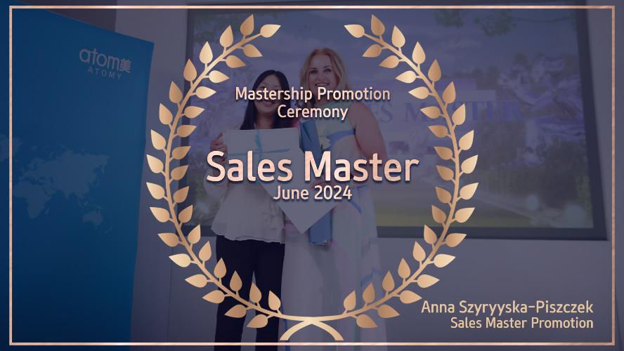 Sales Master Promotion Speech by Anna Szyrynska (Success Academy June 2024)