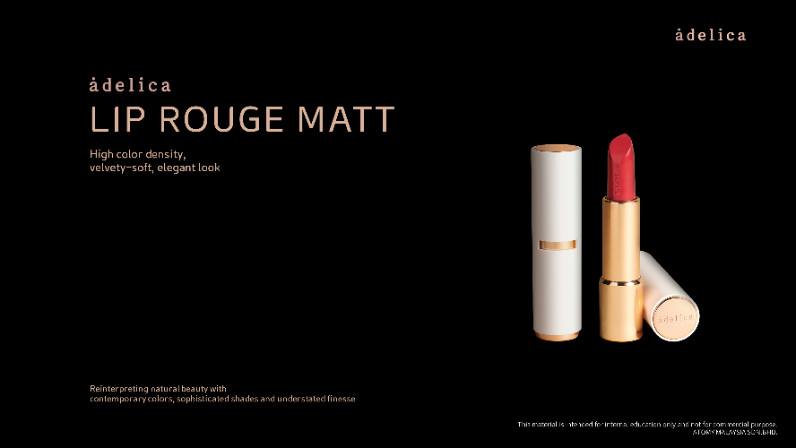 [Product PPT] Adelica Lip Rouge Matt (ENG)