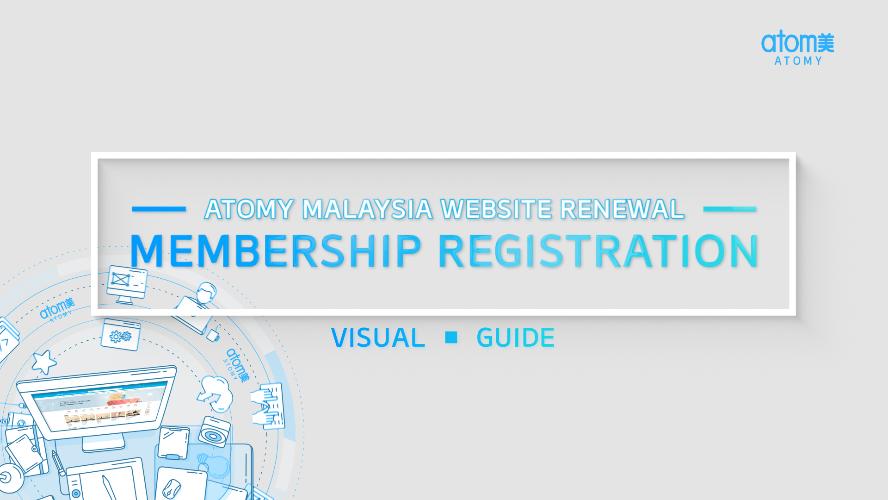 Atomy Malaysia Website Renewal - Membership Registration (ENG)