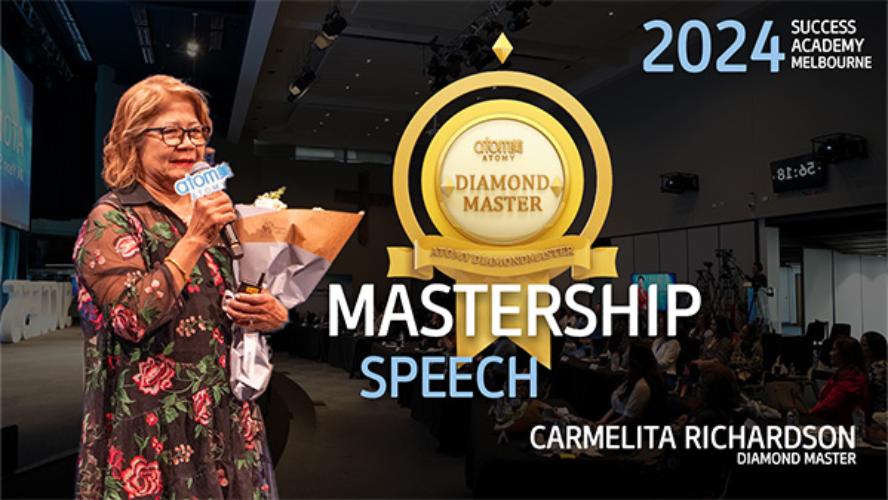 NOVEMBER SA 2024 - Diamond Master Mastership Speech by Cermelita Richardson