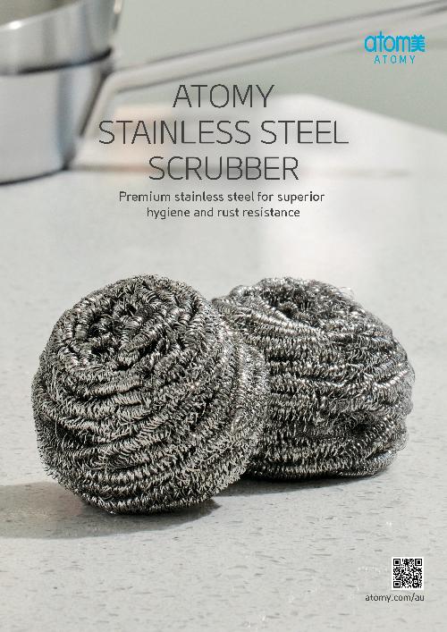 [Poster] Stainless Steel Scrubber