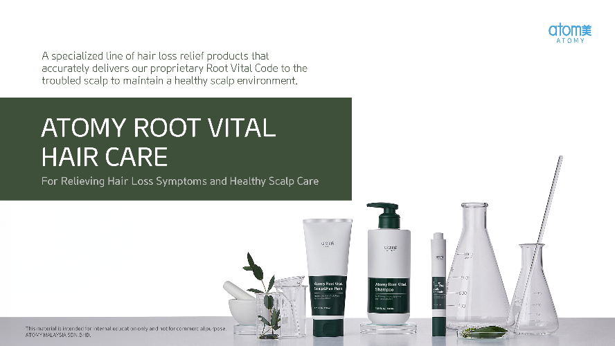 [Product PPT] Atomy Root Vital Hair Care (ENG)