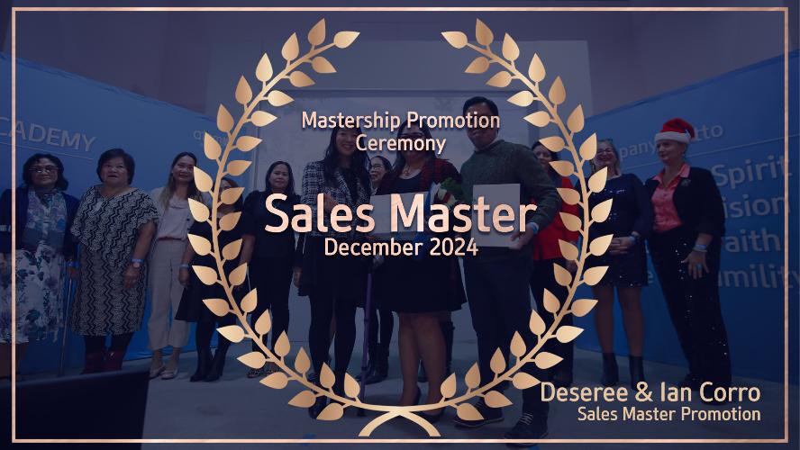 Sales Master Mastership Promotion (December Success Academy 2024)