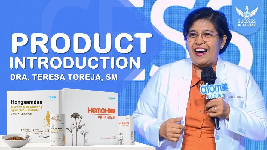 Product Introduction by Dra. Teresa Toreja, SM