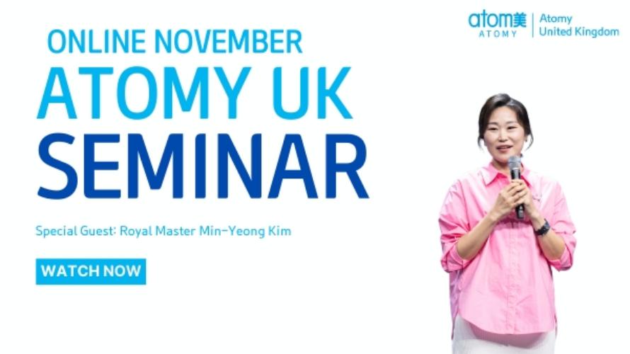 Atomy UK Online Seminar with Royal Master Min-Yeong Kim