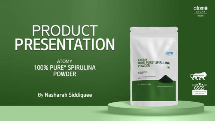 Spiruline Pouch - Product Presentation : Ms Nasharah