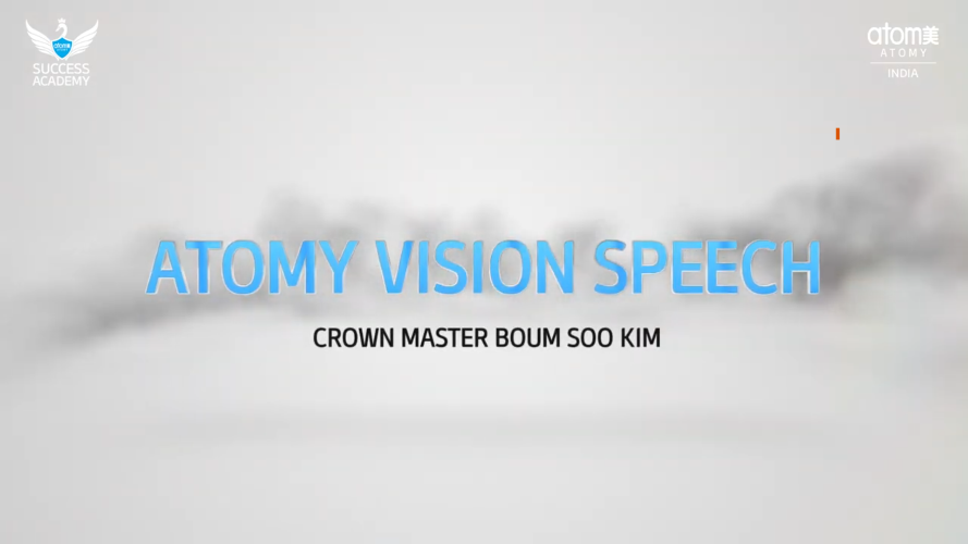 Atomy Vision Speech - Crown master Boum Soo Kim