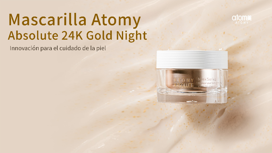 Mascarilla Atomy Absolute 24K Gold Night 