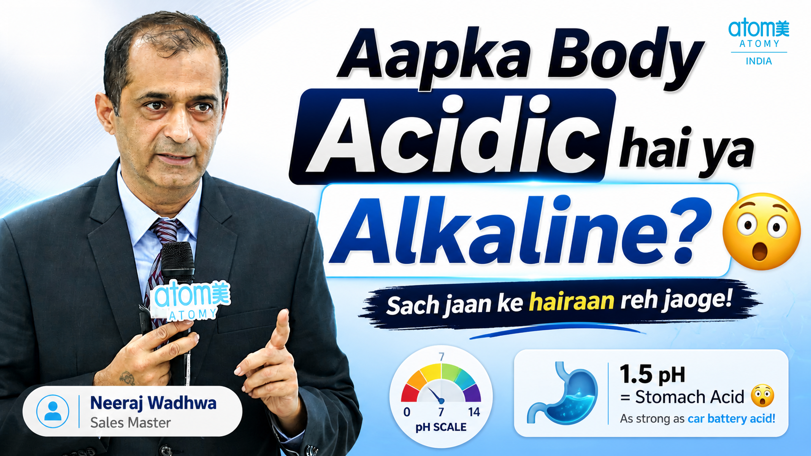 Is Your Body Acidic or Alkaline?  | pH Truth by Sales Master Neeraj Wadhwa