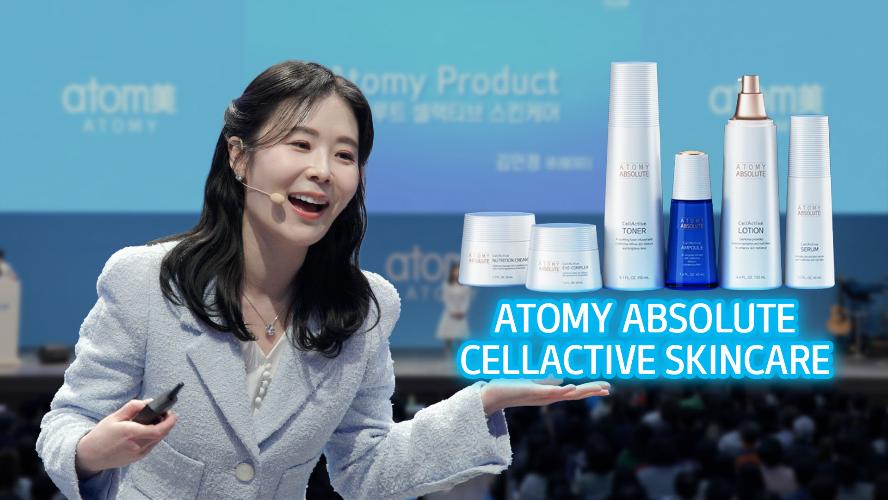 Explica&ccedil;&atilde;o sobre Produtos Atomy - Absolute Cellactive Skincare - Minjung Kim Curator