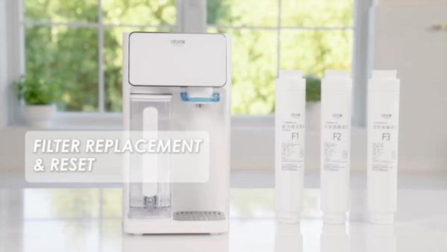 [Edu Video] Atomy Countertop Instant Heating RO Water Purifier_Filter Replacement & Reset (ENG)