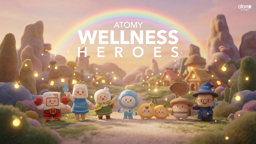 Meet the Atomy Wellness Heroes | Atomy Plush Toys Series