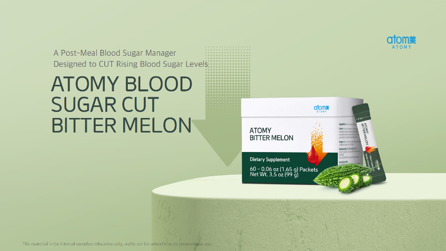 [PRODUCT PPT] ATOMY BLOOD SUGAR CUT BITTER MELON