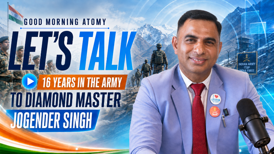  Episode 01 | From Indian Army to Diamond Master | Jogender Singh | Good Morning Atomy &ndash; Let&rsquo;s Talk