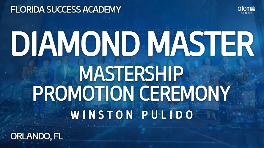 2026 August Florida Success Academy  - Mastership Promotion Ceremony - Diamond Master Winston Pulido