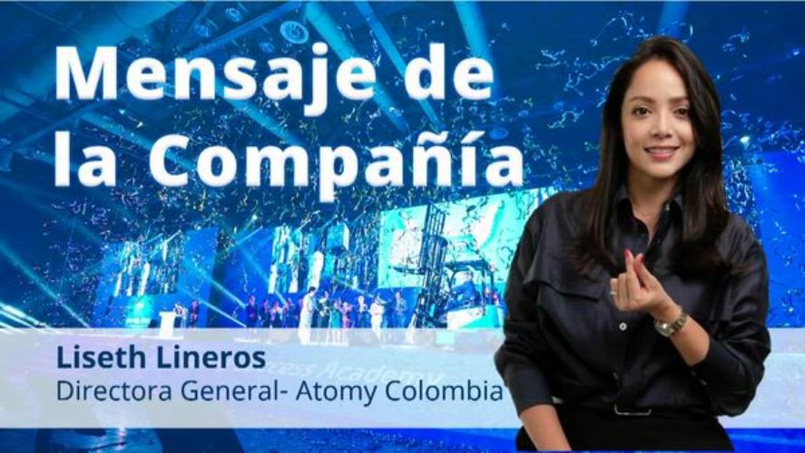 Atomy Colombia | Mensaje Corporativo | Liseth Lineros | Academia del &Eacute;xito | Agosto Bogot&aacute; 2026