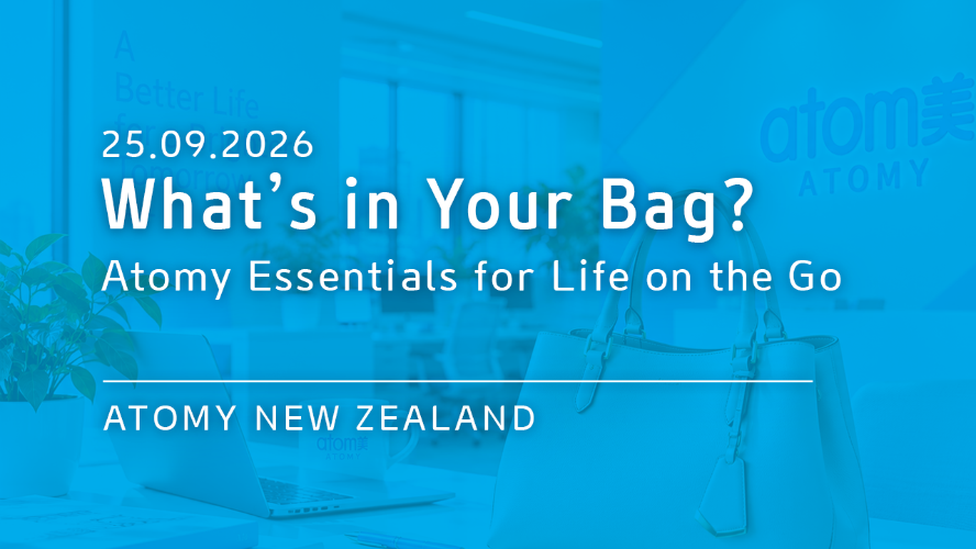 What's in Your Bag? Atomy Essentials for Life on the Go 