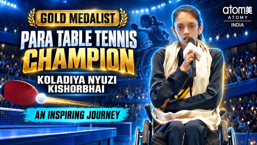  Gold Medalist Koladiya Nyuzi Kishorbhai | Para Table Tennis Champion | Inspiring Journey | Aug 2026