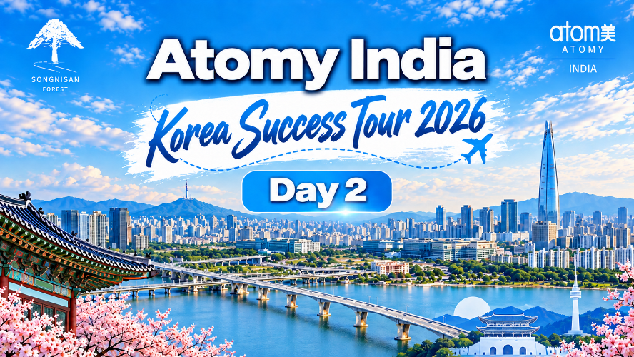  Atomy India Korea Success Tour 2026 🇰🇷 | Day 2 | Beauty Care & Songnisan Academy