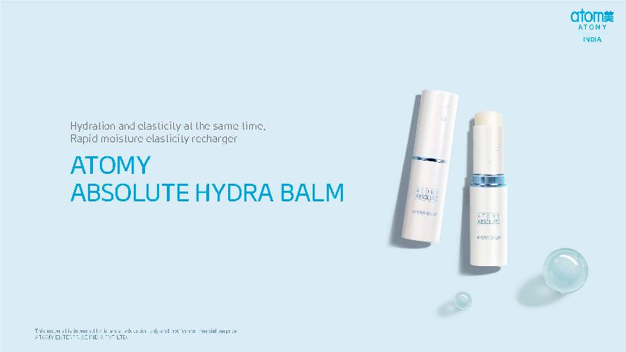 {Product PPT}  Atomy Absolute Hydra Balm