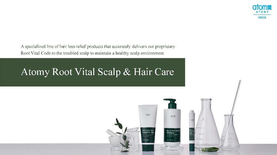 {Product PPT}  Atomy Root Vital Scalp & Hair Care