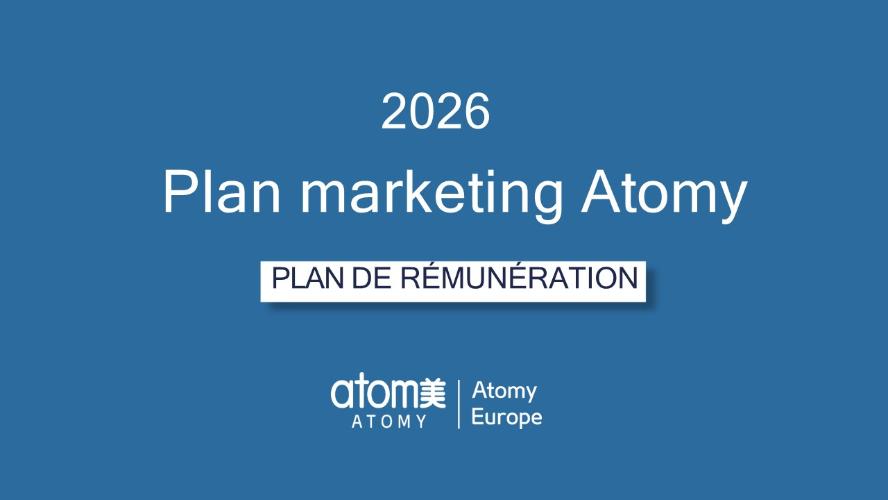 [FR] Atomy Compensation Plan 2026